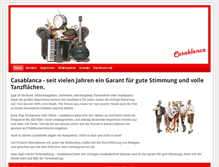 Tablet Screenshot of casablanca-band.com